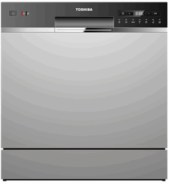 TOSHIBA Սպասք լվացող մեքենա սեղանին դրվող DW08T1CIS(S)