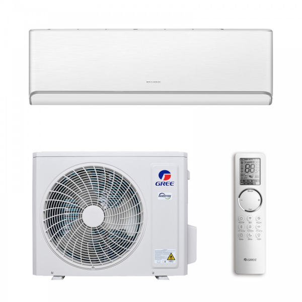 GREE Кондиционер инверторный Airy GWH12AVCXD-K6DNA1A(LCLH)(AI)(UVC)(White)