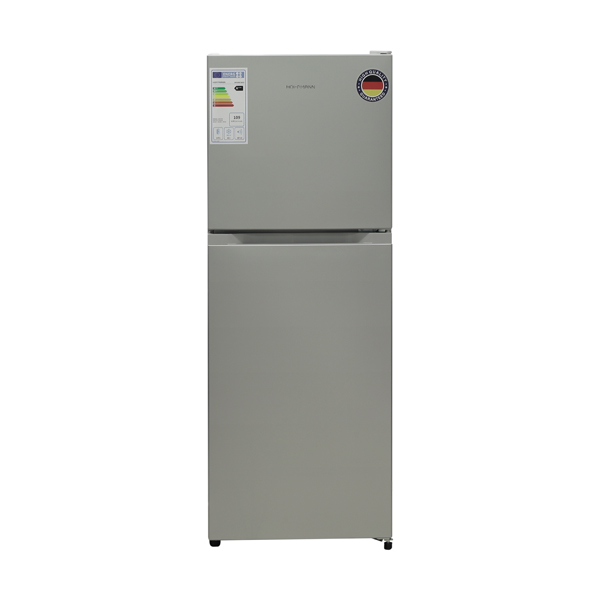 HOFFMANN Холодильник морозильник наверху HR225NT-INOX