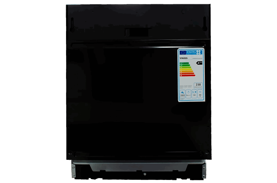 VIKASS Ներկառուցվող սպասք լվանալու սարք V60BIDWC4A401R-BLACK