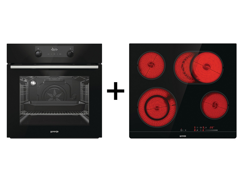 GORENJE Ներկառուցվող ջեռոց + սալօջախ BO737E114XG+ECS643BSC