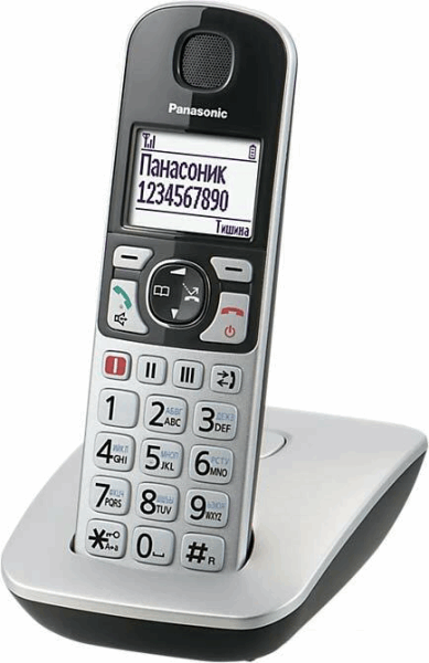 PANASONIC PHONE cordless KX-TGE510RUS silver