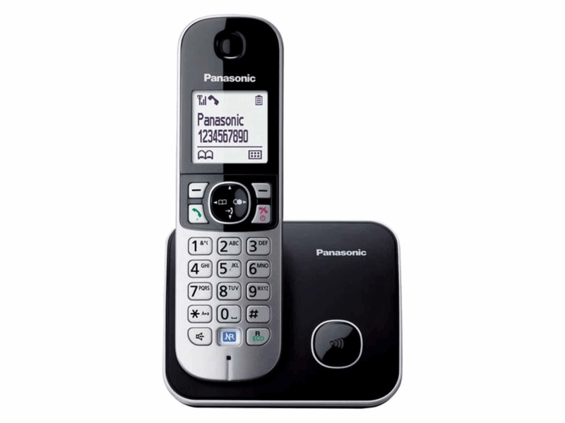 PANASONIC Անլար Հեռախոս KX-TG6811UAB black