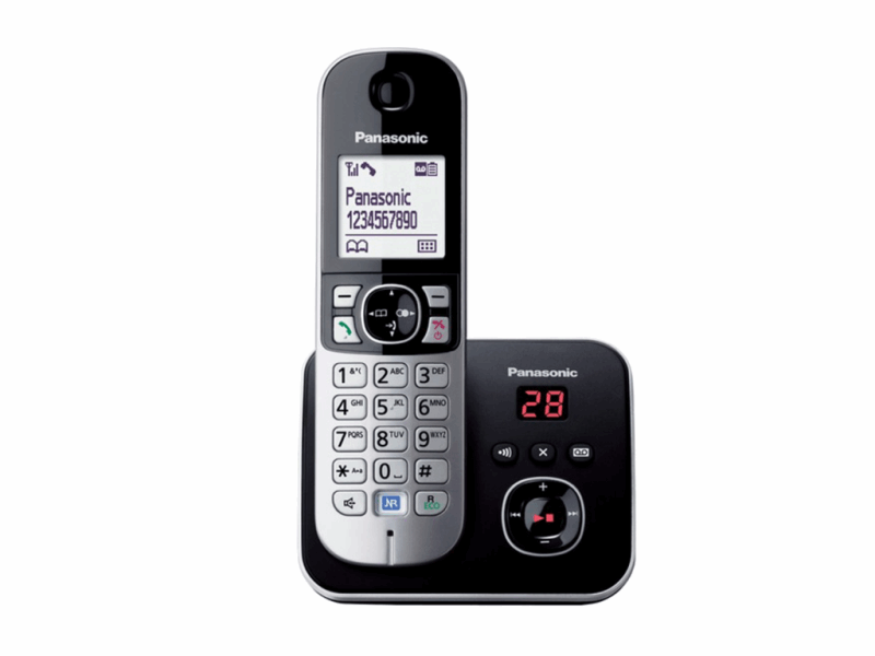 PANASONIC PHONE cordless KX-TG6821UAB black