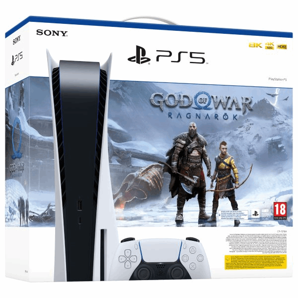 SONY PlayStation Կոնսոլ PS5 + Ragnarok CFI1108A Ultr HD Blu-Ray