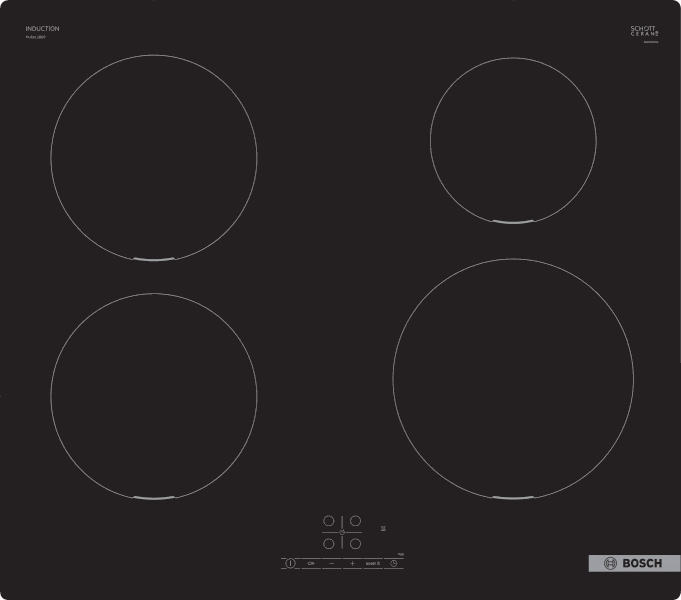 BOSCH Встраиваемая индуктивная варочная панель PUE611BB5E