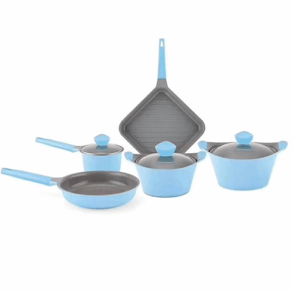 MGC Casserole set TZ08011004 8pcs blue