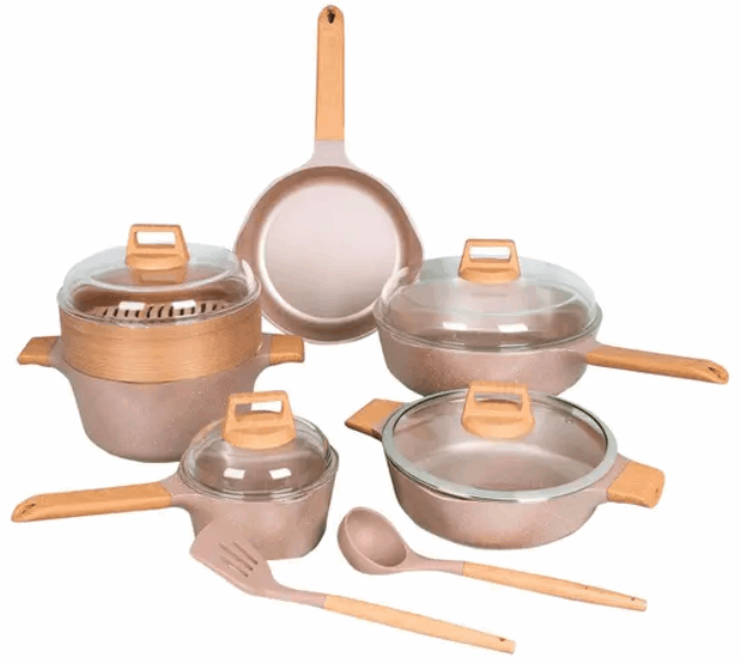 MGC Casserole set 382971 13pcs pink