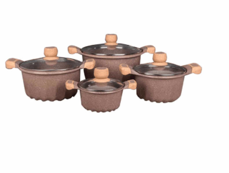 MGC Casserole set TZ080110008 8pcs brown