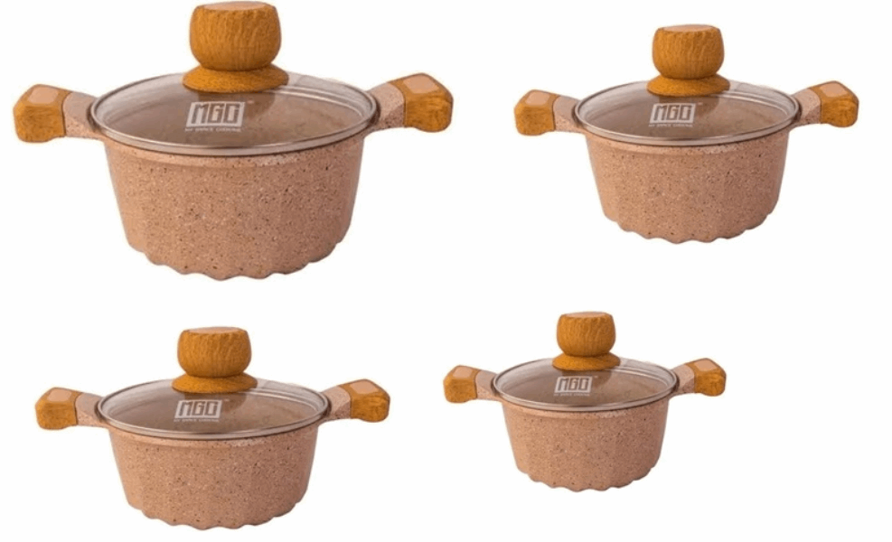 MGC Casserole set TZ080110010 8pcs cacao