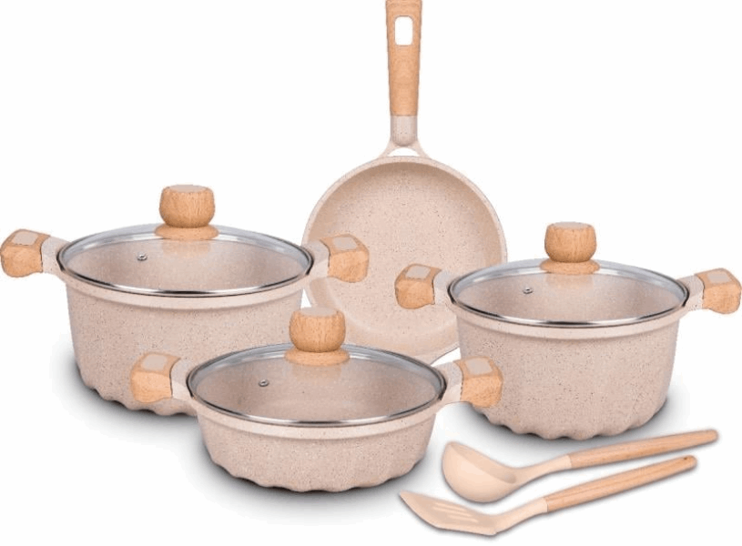 MGC Casserole set TZ080110017 9pcs cacao