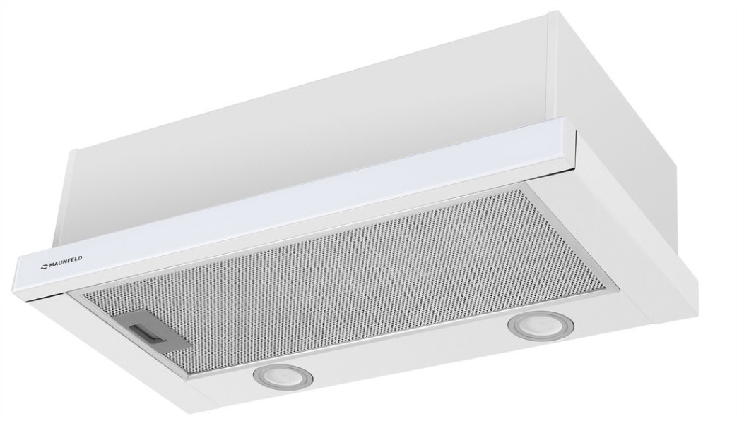 MAUNFELD B/I cooker hood VS Light Glass 60 WHITE GLASS W