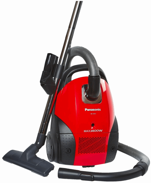 PANASONIC Փոշեկուլ պարկով MC-CG521R149 red