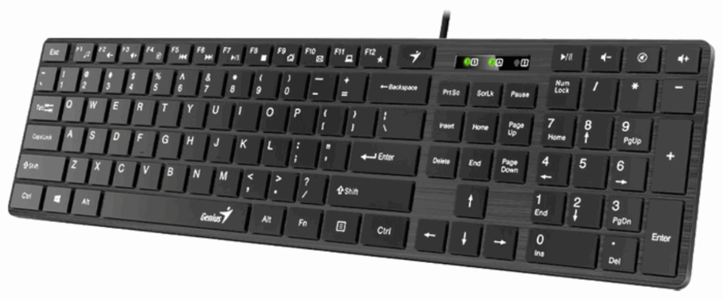 GENIUS Клавиатура SLIMSTAR 126 USB