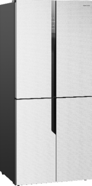 HISENSE Refrigerator four doors NF56WC-WHITE Glass