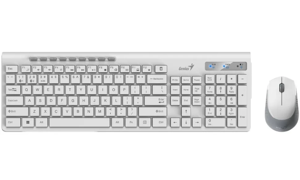 GENIUS Клавиатуры и комплекты Slimstar 8230 white