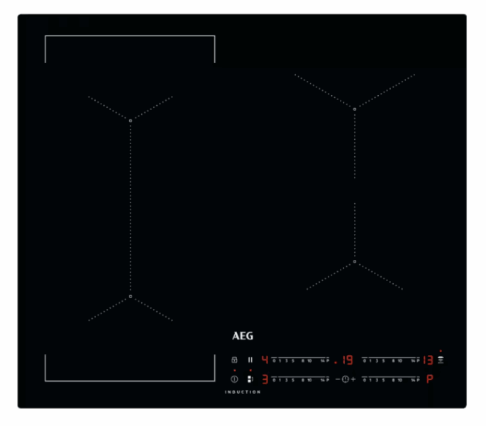 AEG Built in Hob Inductive iKE64441iB