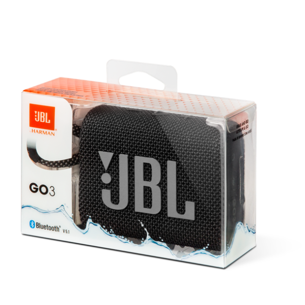 JBL Բարձրախոս շարժական GO 3 BLK