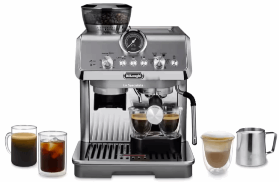 DELONGHI Սուրճի մեքենա կիսաավտոմատ EC9255.M Metal