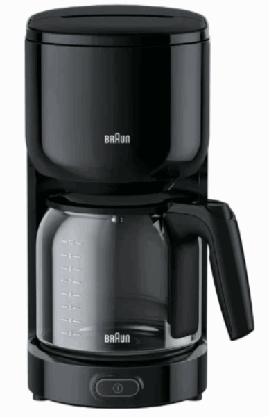 BRAUN COFFEE MAKER DRIP KF3100BK
