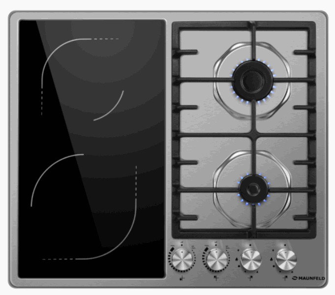 MAUNFELD Built-in Hob EEHS.642VC.3CS/KG
