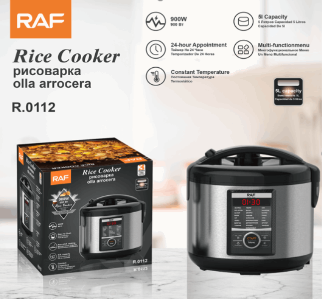 RAF Էլեկտրական ճնշումով աշխատող արագաեփ կաթսա R.0112 5L