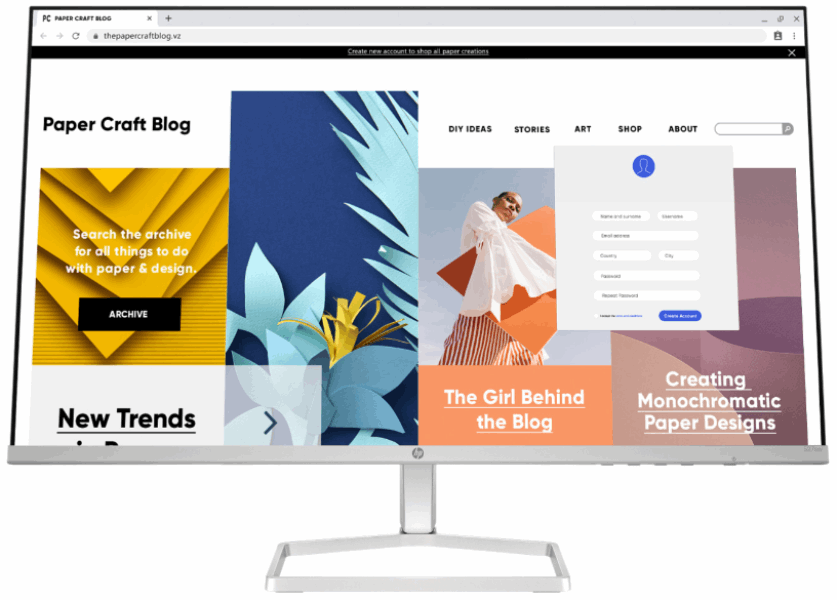 HP Մոնիտոր S5 527SW 27