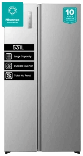 HISENSE Սառնարան դռները կողք կողքի RS3P558NEC1