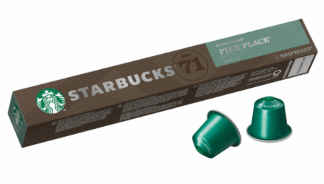 Starbucks COFFEE CAPSULES Pike Place Roast 1783