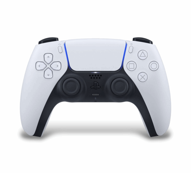 SONY Playstation կառավարման համակարգ (ջոյստիք) PS5 DualSense (White) (5863)