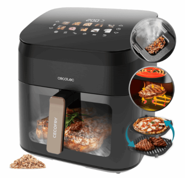 CECOTEC Աէրոգրիլ Cecofry&Grill SMOKIN PRIME 8500