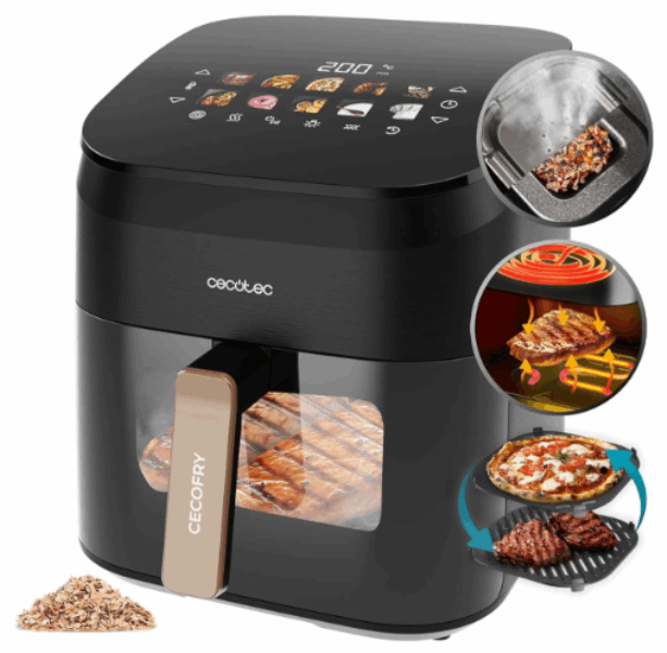 CECOTEC Аэрогриль Cecofry&Grill SMOKIN PRIME 6500