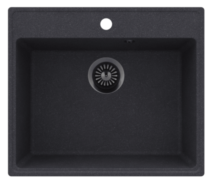MAUNFELD Sink Kitchen Perla 580 MFQS-580DGR DARK GRAY