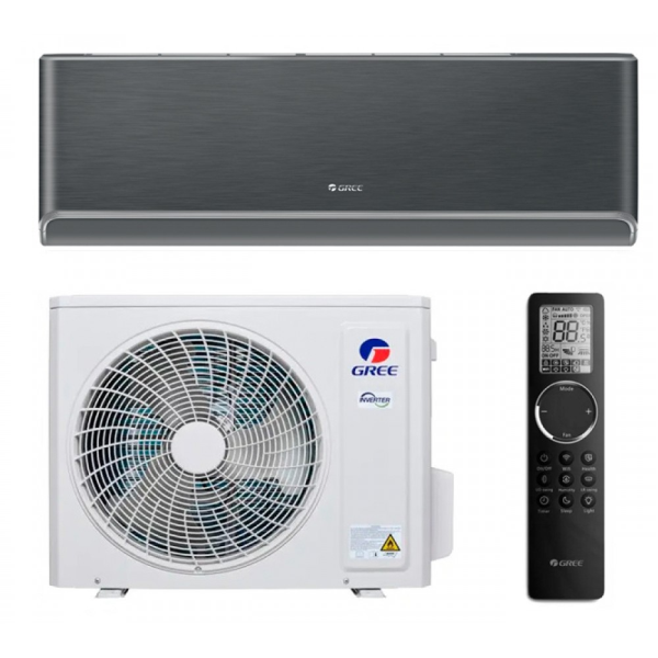 GREE Օդորակիչ ինվերտոր Airy GWH12AVCXD-K6DNA1A(LCLH)(AI)(UVC)(Black)