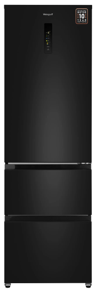 WEISSGAUFF Холодильник с тремя дверцами WFD420 Black.