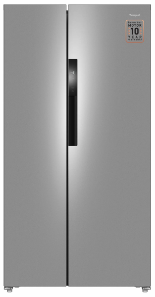 WEISSGAUFF Refrigerator doors side by side WSBS550 Inox