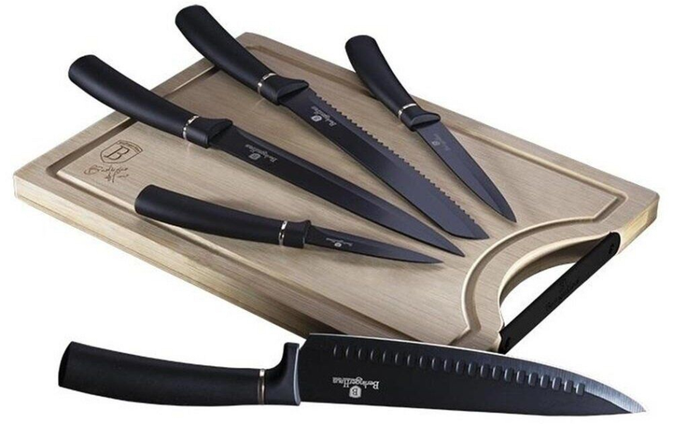 Black Silver KNIFE SET BH2549 Black Silver