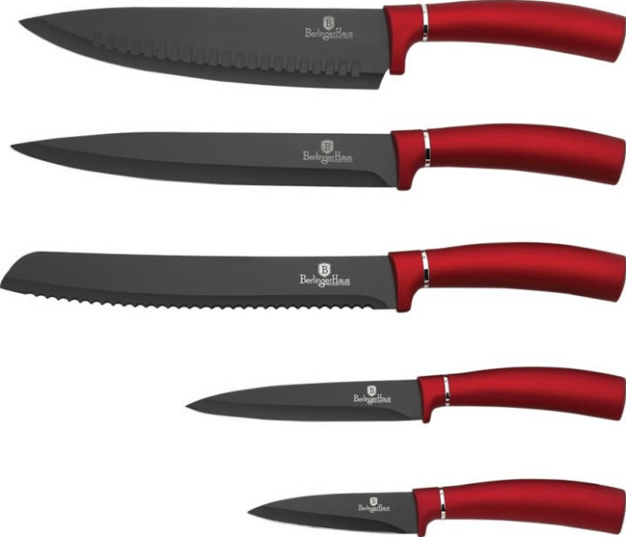 Berlinger Haus KNIFE SET BH2552 Burgundy