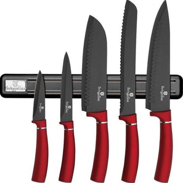 Berlinger Haus KNIFE SET BH2534 Burgundy