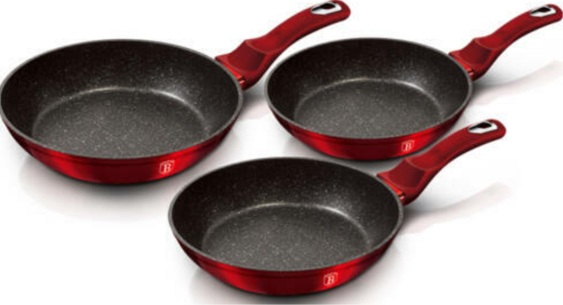 Berlinger Haus Casserole set BH1288NF Burgundy