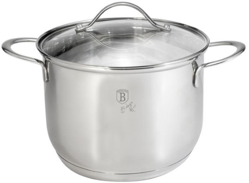 Berlinger Haus Frypan with Lid
 BH6284 (22SM -5.8L)Silver Jewellery