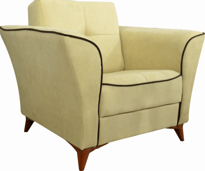 VIKASS Armchair VCF630 yellow (bazkator)