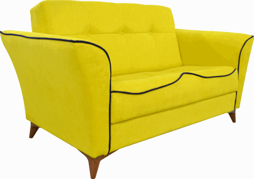 VIKASS Sofa VCF631 yellow (divan-2)