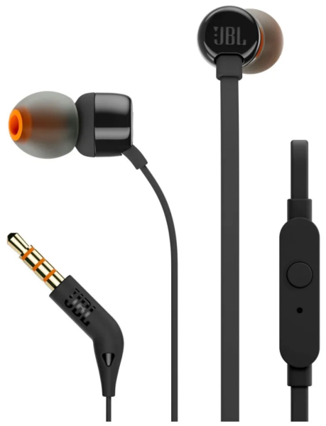 JBL Headphone T110 BLK