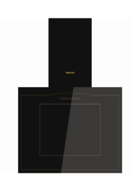 GRAUDE Cooker hood DHK60.0S (Black)