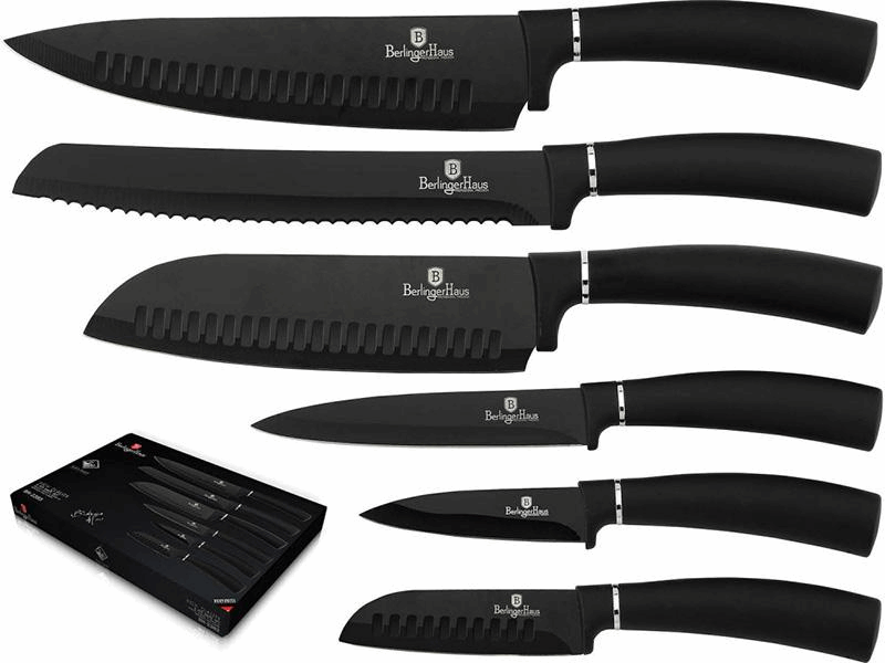 Berlinger Haus KNIFE SET BH2383 Black Royal (6pcs)