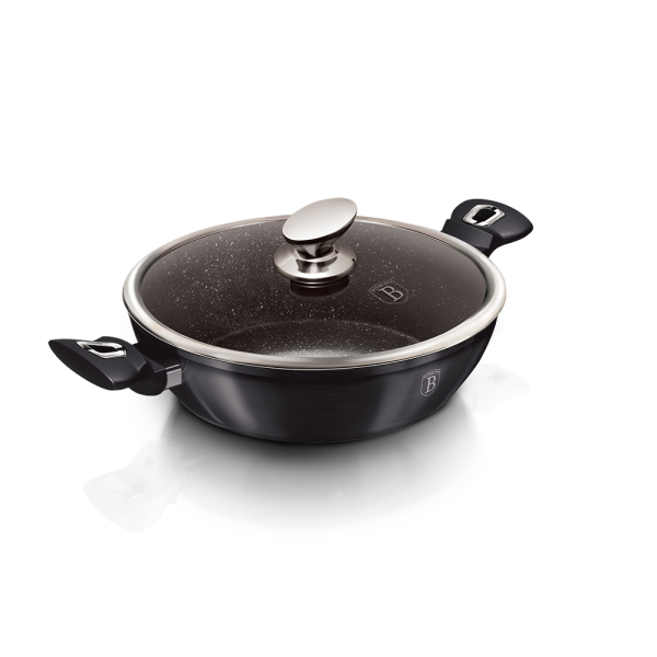 Berlinger Haus Frypan with Lid
 BH6898 (28sm/3.8L) Carbon Pro