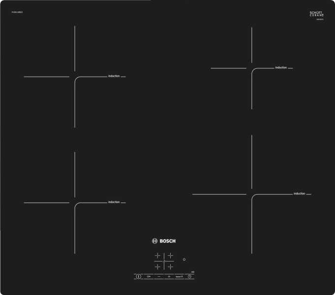 BOSCH Встраиваемая индуктивная варочная панель PUE611BB1E