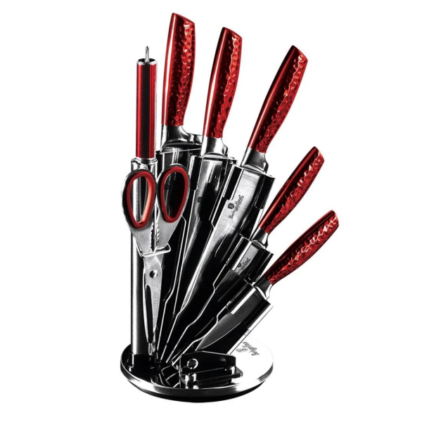 Berlinger Haus KNIFE SET BH2459 Burgundy (8pcs)