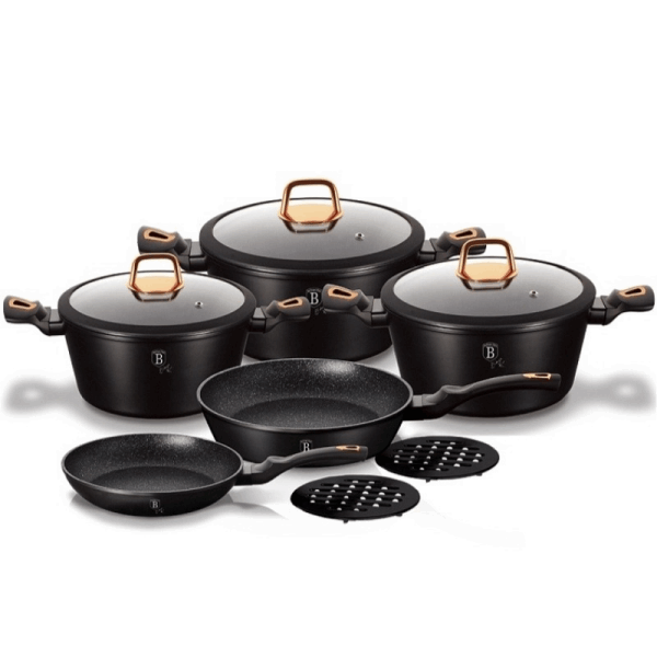 Berlinger Haus Casserole set BH1645N Black Rose